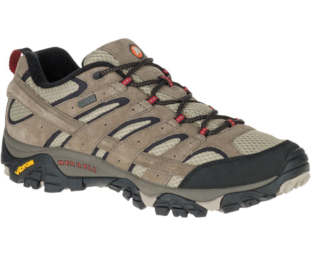 Tenis Homem - Merrell Moab 2 Waterproof Wide Width - Marrom - WSE190635